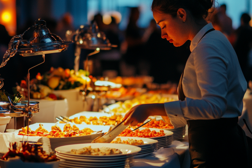 ¿Por qué siempre sobra comida en los eventos?